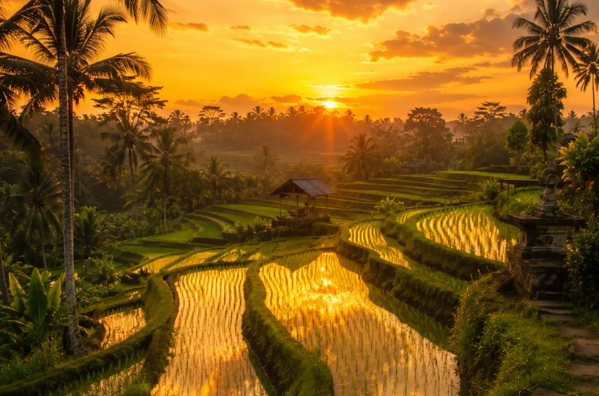 Romantic Bali Honeymoon Getaway with Private Cab & Sightseeing